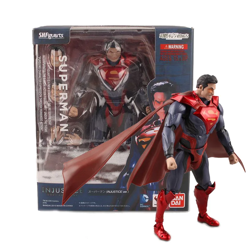 

SHF Figure Superman Injustice Gods Among Us Superman PVC Action Figure Model Toy