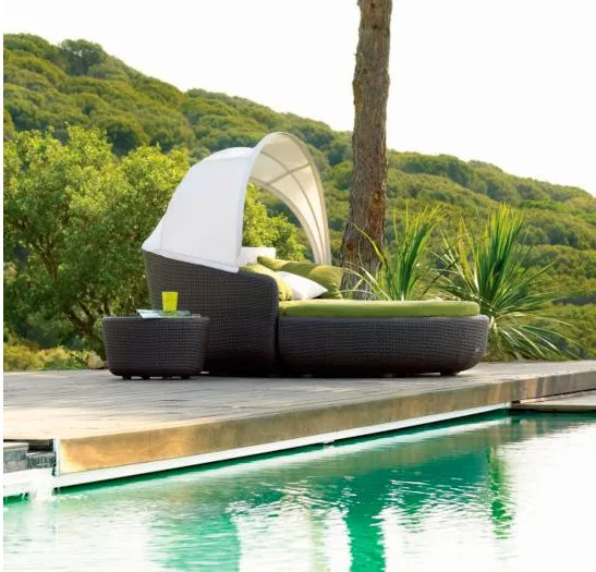 

Sigma garden furniture wicker day bed outdoor beach chair