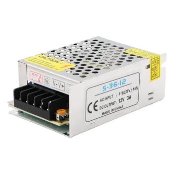 

Power Supply led driver 12V 3A 36W 12 volt Led Strip light 5050 AC 110-240V 220v to DC 12 V 3 A Transformer Adapter Switching