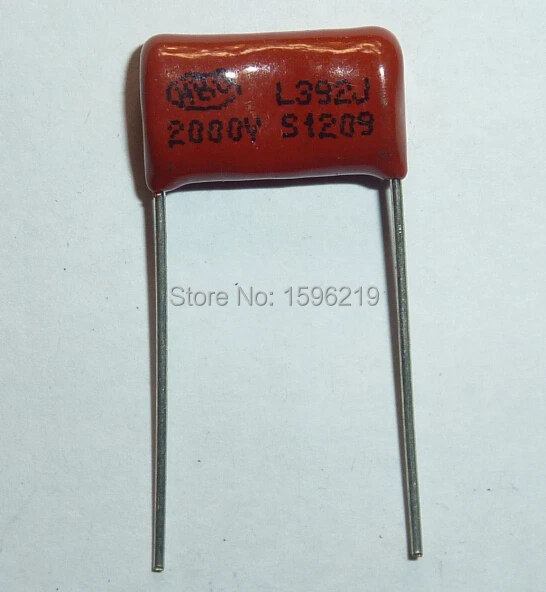 50 шт. Конденсатор CBB 392 2000V 392J 2KV 3900pF 3.9nF P15 CBB81 Металлизированный Полипропиленовый