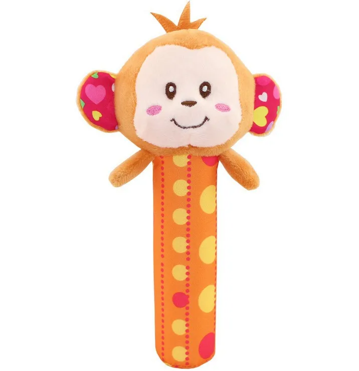 Hochet A Main En Forme D Animal De Dessin Anime Pour Bebe De 0 A 12 Mois Jouet Mobile En Peluche Mignon De Reduction Aliexpress