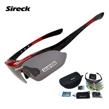 

Sireck 5 Lens Sport Fishing Sunglasses Polarized UV400 Sun Glasses Outdoor Night Vision Glasses Cycling Hiking Goggles Eyewear