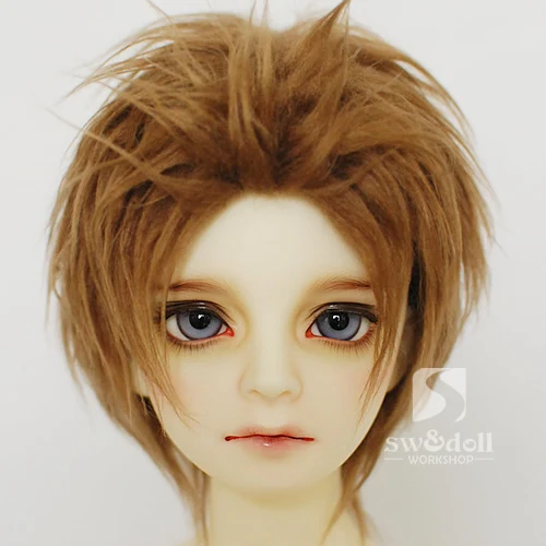 Новинка 1/12 3-4 дюйма 9-10 см 1/8 4-5 дюймов 12 см 14 см BJD желтый для AE PukiFee лати кукла Противоскользящий BJD парик куклы - Цвет: j006903