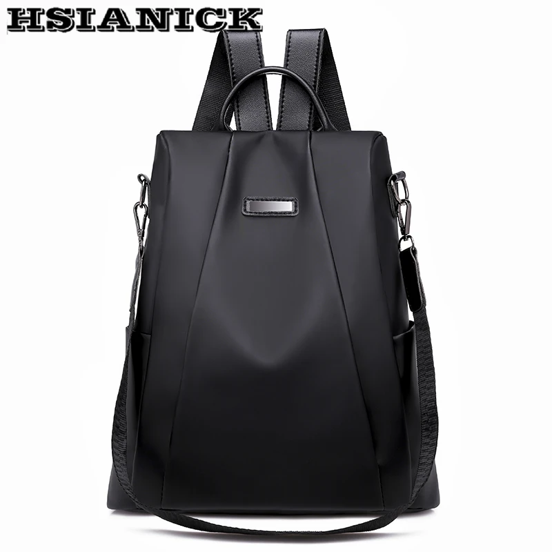 

Female New autumn nylon cloth anti-theft backpack female multi-purpose waterproof design portable travel backpack student bag