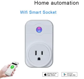 

Intelligent socket WiFi mobile phone timer switch socket remote control smart home Phone App Timing Switch Remote Control