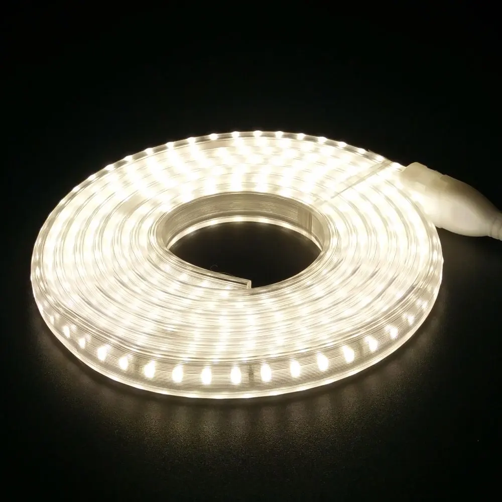 60 Светодиодный s/m 120 светодиодный s/m 220 V светодиодный полосы света с ЕС Plug 2835 SMD гибкий светодиодный ленты света Водонепроницаемый для декорация внутри снаружи