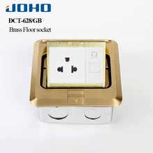 Smart Home EU standard Power Socket Brass Panel floor table computer plug electrical pop socket kitchen rj45 outlet with usb Smart Home EU standard Power Socket Brass Panel floor table computer plug electrical pop socket kitchen rj45 outlet with usb