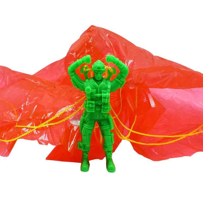 Пластиковые выталкивающие парашютные игрушки для улицы, игрушечные парашюты для детей, подарки для мальчиков и девочек