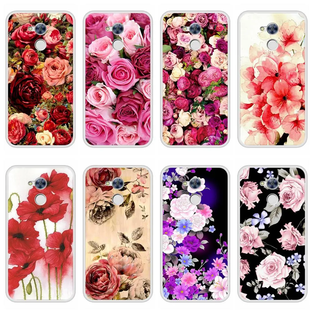 

Case For Huawei Honor 6A 6 A Soft Silicone TPU Floral Flower Patterned Printed Phone Cover For Huawei Honor6A Cases