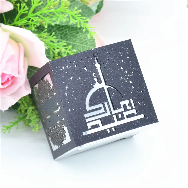 Дизайнерская вырезанная лазером мусульманская мечеть Eid Mubarak