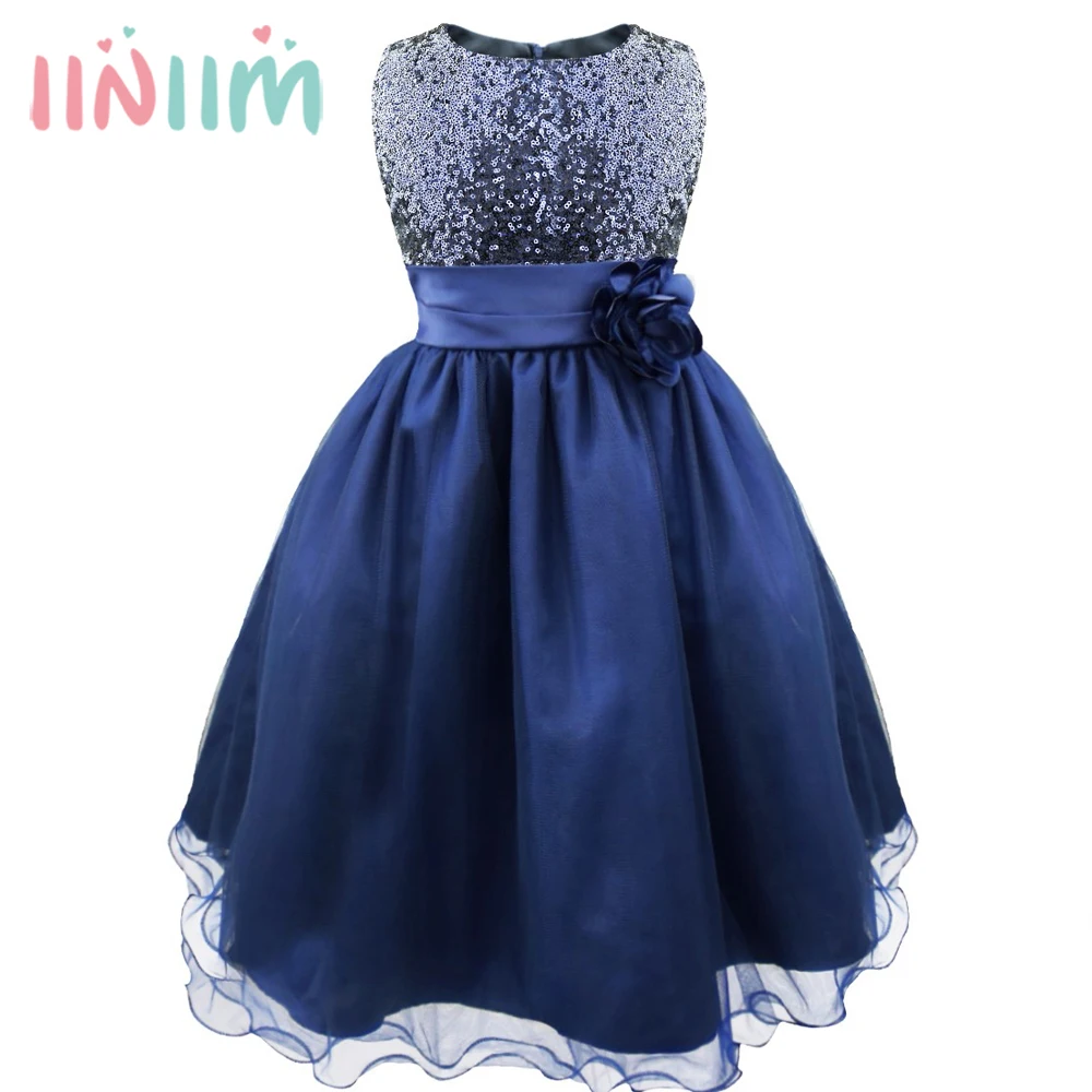 Girl Party Dress Christmas Sresses Summer Formal Girls Bridesmaid Clothes Junior Prom Gown Party Gifts Dresses