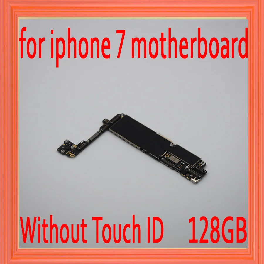 

128gb Original unlocked for iphone 7 Motherboard without Touch ID,for iphone 7 Logic boards with IOS System,Good Working