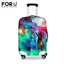 Forudesigns туристический багажный аксессуары Водонепроницаемый Чехол чемодан защитный чехол эластичное покрытие для 18''-30''Trunk Case чемодан