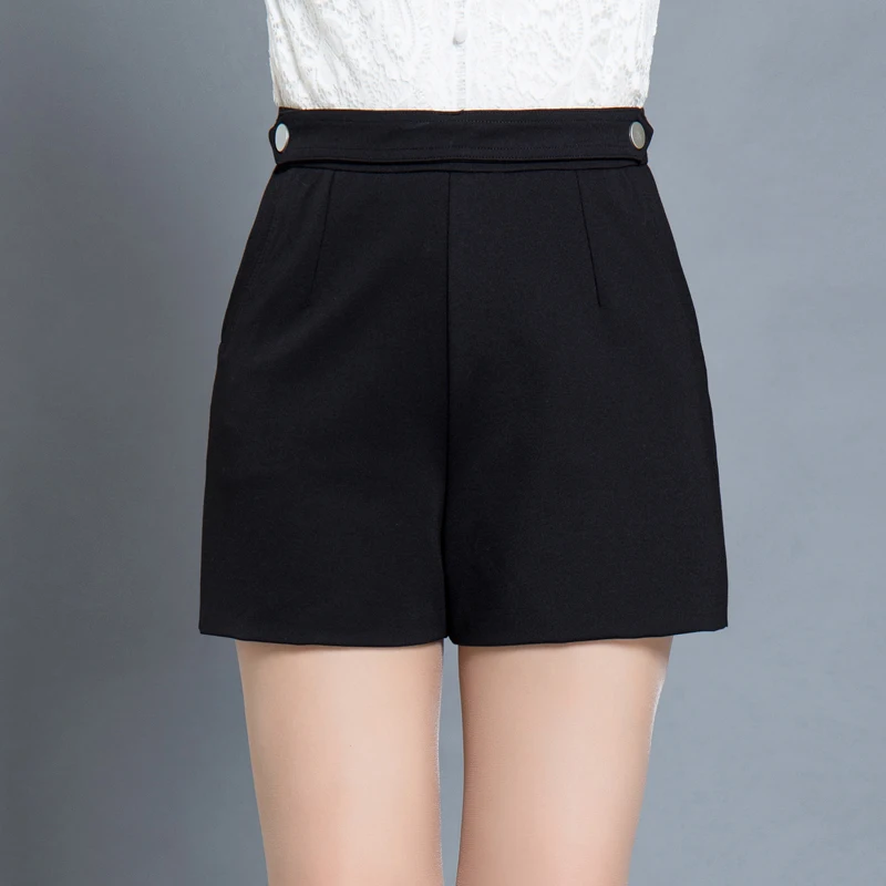 Buy 2016 Autumn Women Shorts High Quality Solid Casual Shorts Office Style