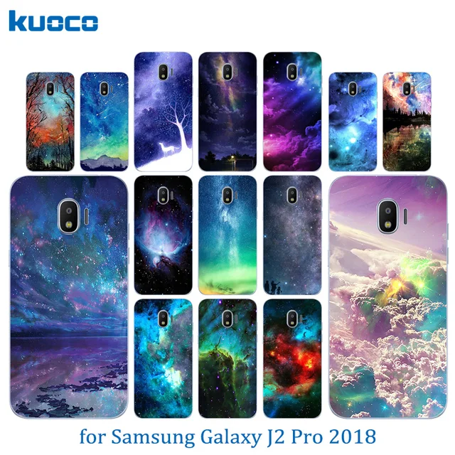 Special Price Clear TPU Cases for Samsung Galaxy J2 Pro 2018 / SM-J250F Silicone Starry Sky Pattern Shell for Galaxy J2 Pro 2018 5.0" Covers