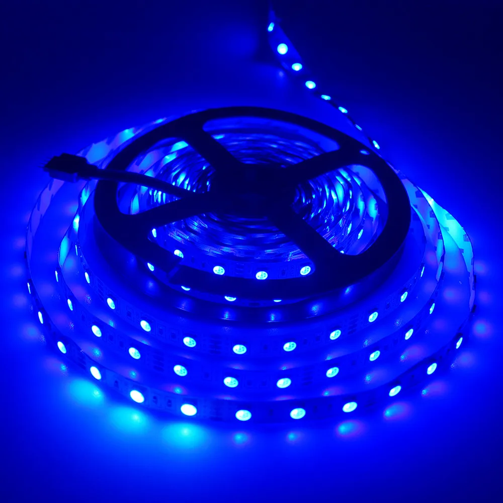 5050 RGB Светодиодные ленты 5 м 300LED DC12V гибкий свет не водонепроницаемый Светодиодные ленты e веревочки + 2.4 г сенсорный экран РФ пульт