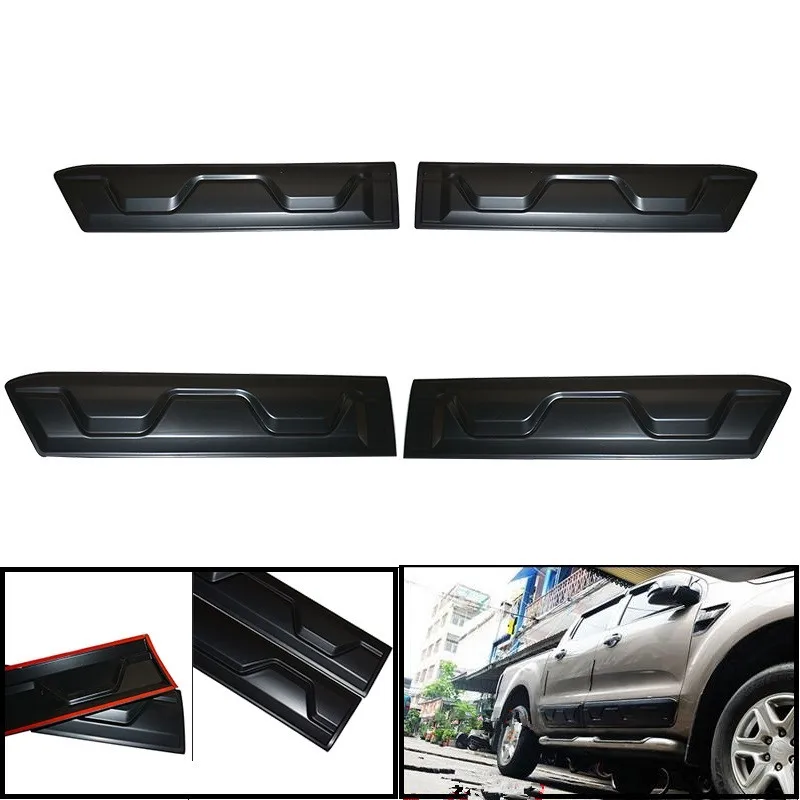 

HOT SELL Exterior body cladding kits ONLY FIT FOR 4DOOR STYLING MOULDING DOOR COVER FIT FOR RANGER T6 T7 4 DOOR COVERS 2012-2017