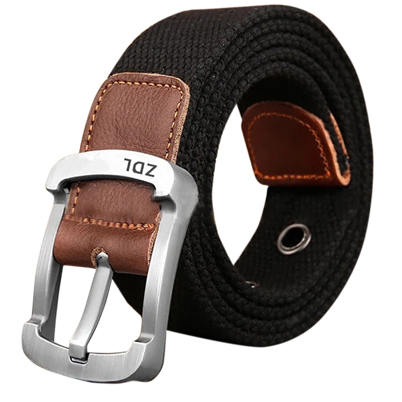 Buy 2017 Fashion Unisex Canvas Waist Belt Casual Belts