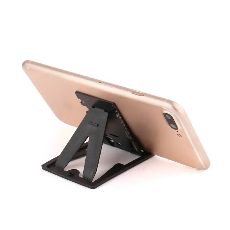 جديد 1 قطعة متعددة الوظائف للطي المحمول حامل جوّال بلاستيكي البسيطة EDC أداة بطاقة فتح الزجاجات مفك وجع للسفر في الهواء الطلق