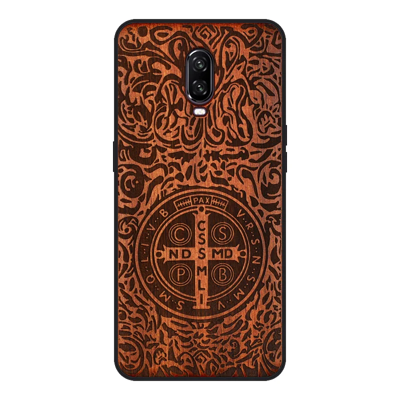 Оригинальный чехол для телефона Boogic из натурального дерева funda Oneplus 5T 6 T палисандр