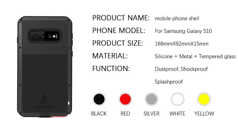 Для samsung Galaxy S10 S10 Plus S10 Lite чехол Armor 360 полная защитная крышка Алюминиевый Металл+ Силиконовые противоударные телефонные чехлы Coque