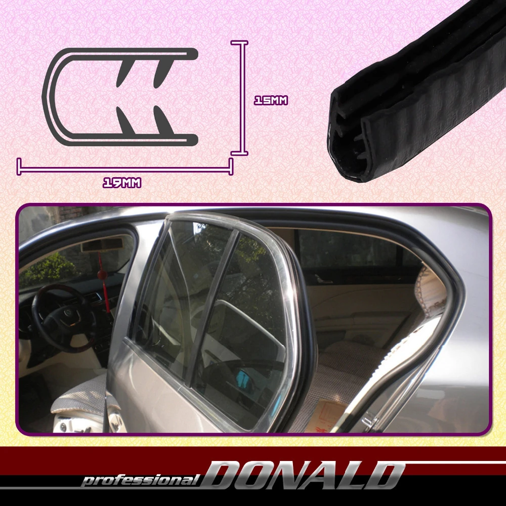 19ミリメートルx 15ミリメートル窓ドアシールuチャンネル黒エッジ洛トリムゴム車柱トレーラーカンペール防塵ガードストリップ40 100センチ3 3ft Trailer Cam Door Ringtrailer Straps Aliexpress