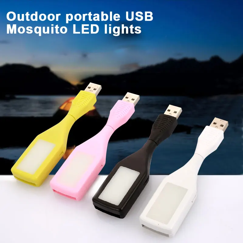

Portable Universal USB Mosquito Trap Electronic Mosquito Lamp Environmental Protection Radiation-Free Outdoors USB Gadgets