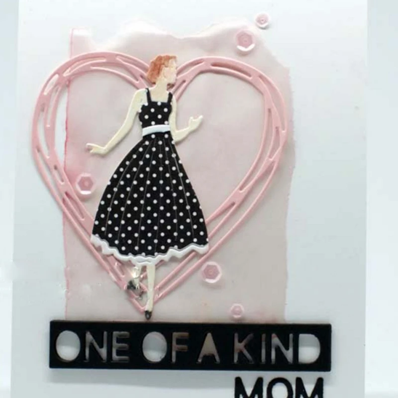 

One Of A Kind Wonderful You Are Mon Metal Cutting Dies For DIY Scrapbooking Paper Cards Making Crafts Embossing Decor 2019 New