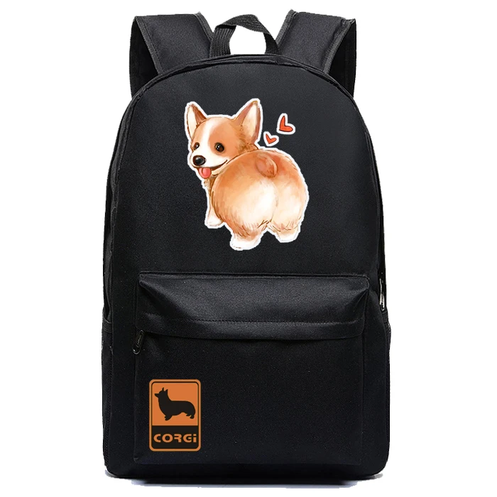 Cartoon Dog School Bags Book Animals Dog Backpacks Children Bag Fashion