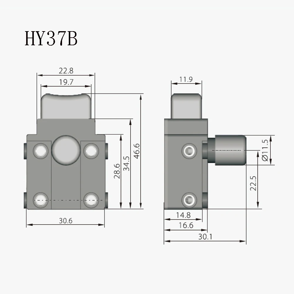 2 шт. KEDU HY37 HY37B 125/250 V 17/12A пыле триггер переключениt для ручных электрических инструментов и косилка лотереи без замка с фиксацией