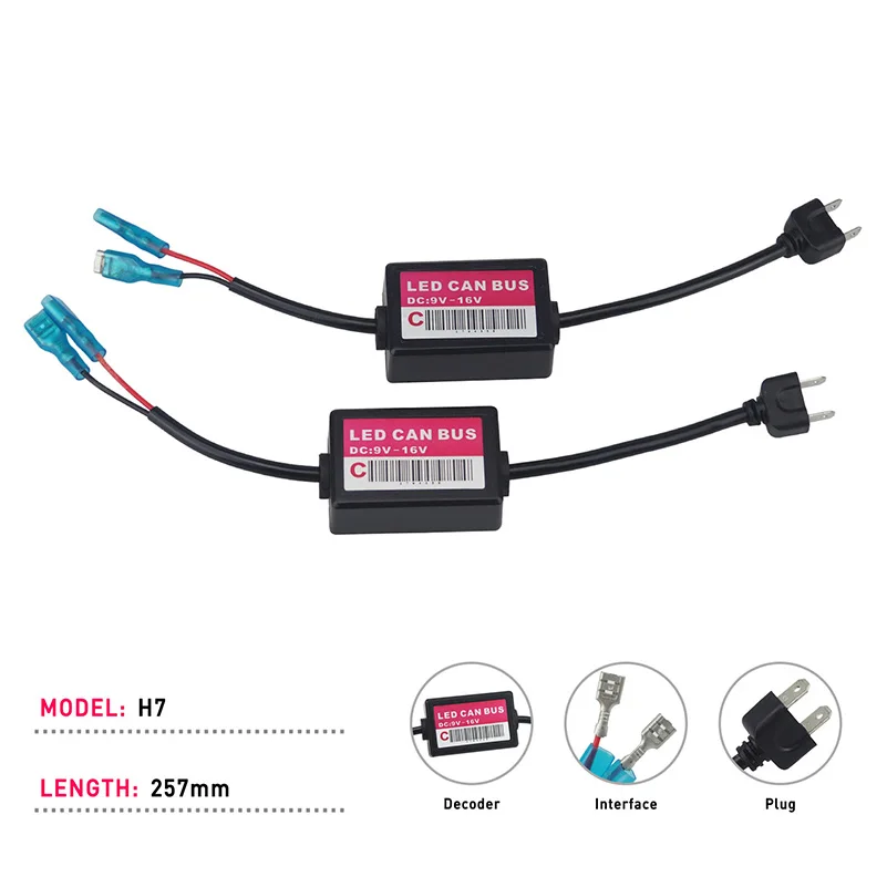 Ошибок Canbus декодер для наборы светодиодных фар для автомобилей внедорожник светодиодный шарик автомобиля Противотуманные огни может-Bus H4 H7 H8 H11 9005/HB3 9007/HB5 H1