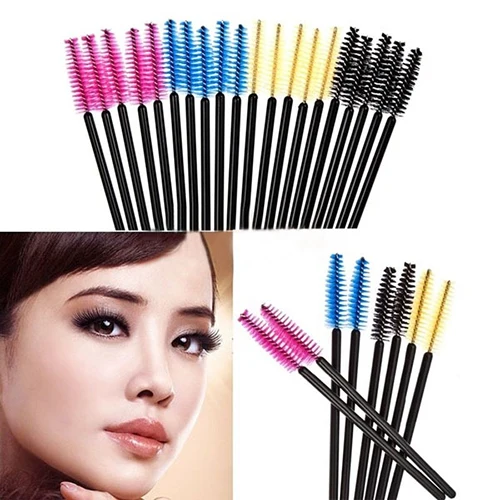 

50Pcs/set Disposable Eyelash Brush Lash Extension Mascara Applicator Eyelash Brushes Mascara Wands Cosmetics Makeup tool