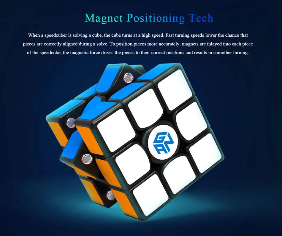 GAN356 X Магнитный магический скоростной кубик Профессиональный 356X магниты головоломка cubo magico gan 356 X Развивающие игрушки для детей