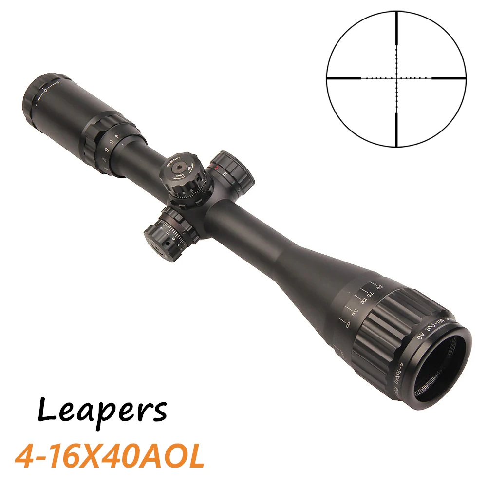 

Famous Brand LEAPERS 4-16X40 Optical Sight Riflescope military use Outdoor Hunting Scope Air Rifle Sniper rifle special cope