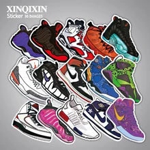 36 pcs pack non repeat notebook luggage bicycle box tide brand shoes Jordan Jordan graffiti waterproof