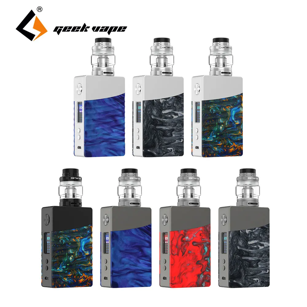 New  New GeekVape NOVA TC Kit 200W with 5.5/4ml Cerberus Subohm Tank & Advanced AS Chipset & Mesh Coil E