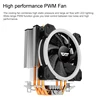 Aigo 5 Heatpipes CPU Cooler Radiator Led RGB TDP 280W Heat Sink AMD Intel Silent 120mm 4Pin PC CPU Cooling Cooler Heatsink Fan ► Photo 2/6