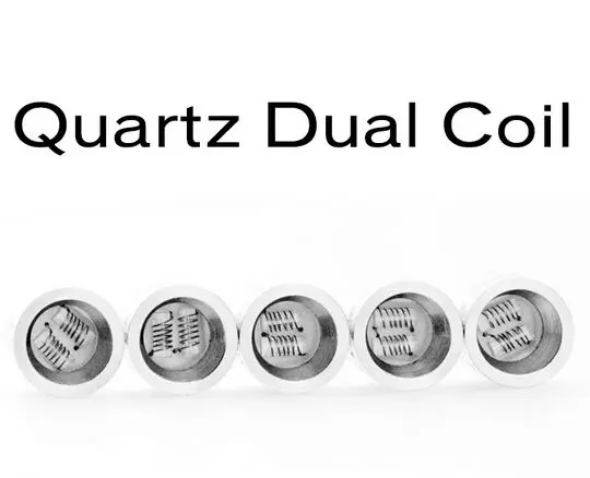 Beli Asli 5 Pcs Yocan NYX Atomizer Tank Penggantian Coil Kepala Keramik Donat Kuarsa Dual Coil Elektronik Cigarrate NYX Penyemprot