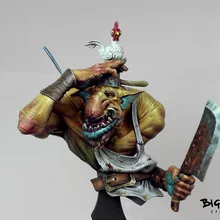 [Loong Way Miniatures] Большие Детские Creatives chiken quest бюст миниатюрные из полимерной смолы