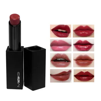

MYG Sexy Lips Makeup Red Moist Lipstick Matte Lipstick Waterpoor Square Tube Magnetic Chocolate Aroma Lipstick