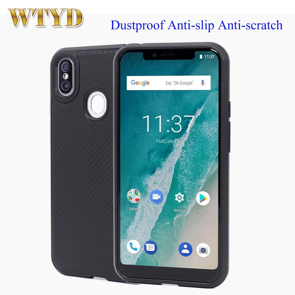 Защитный кожаный чехол из ТПУ с тканевой текстурой для Ulefone X пылезащитный