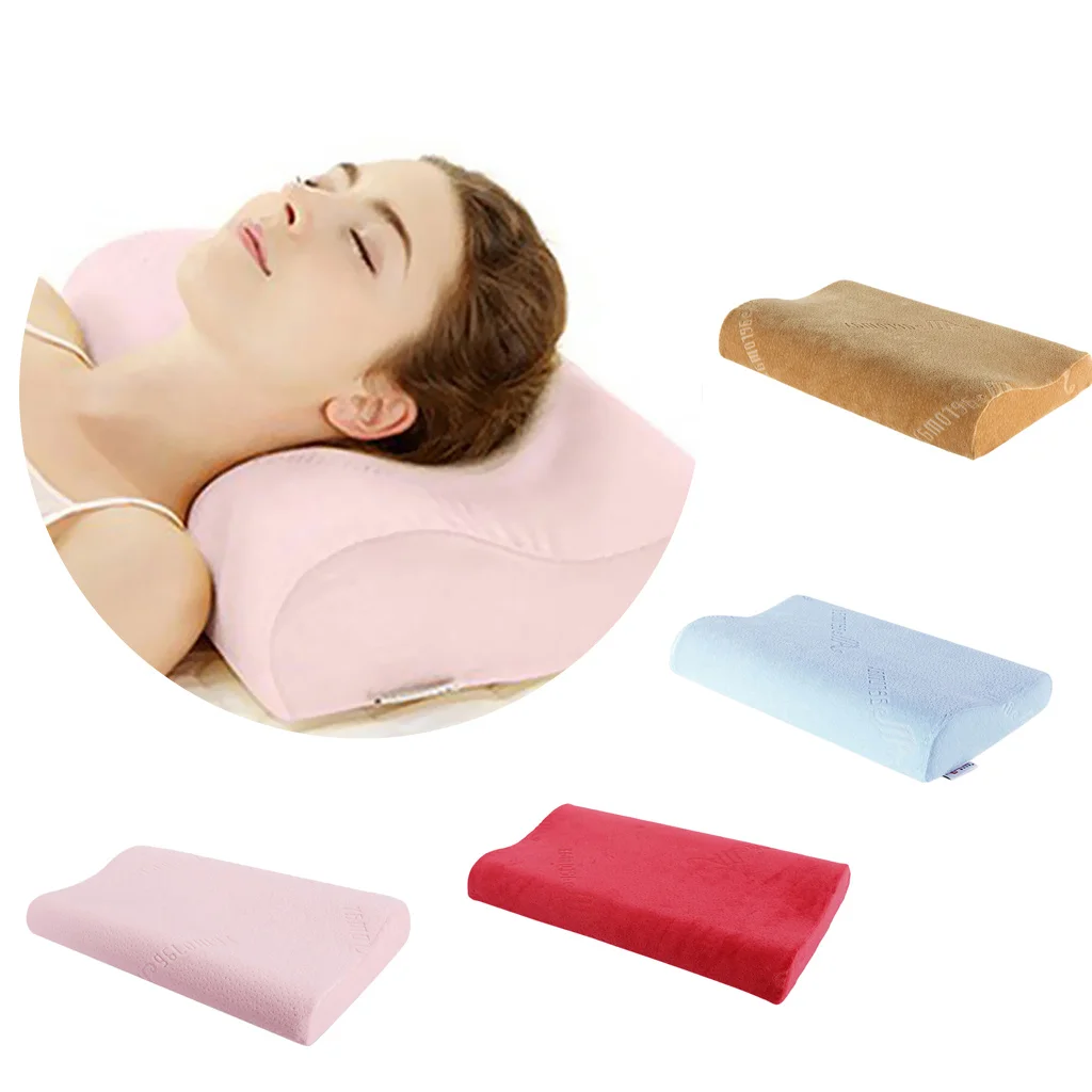 

Orthopedic Memory Foam Cervical Neck Pillow Cushion Pain Sore Relief