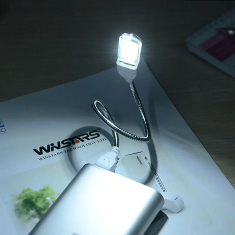 Foxanon New Mini USB LED Night light Camping lamp For Reading Bulb Laptops Computer Notebook Mobile Power Charger Warm White