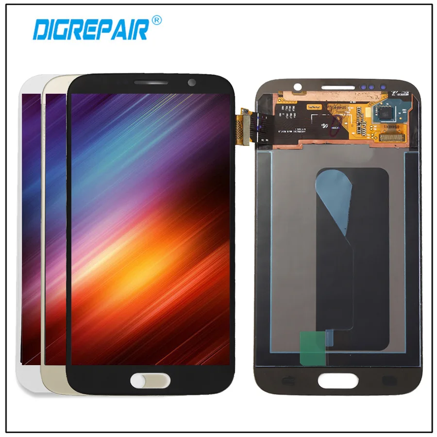 s6 lcd For Samsung S6 G920f G920i G920A G9200 LCD Display Touch Screen