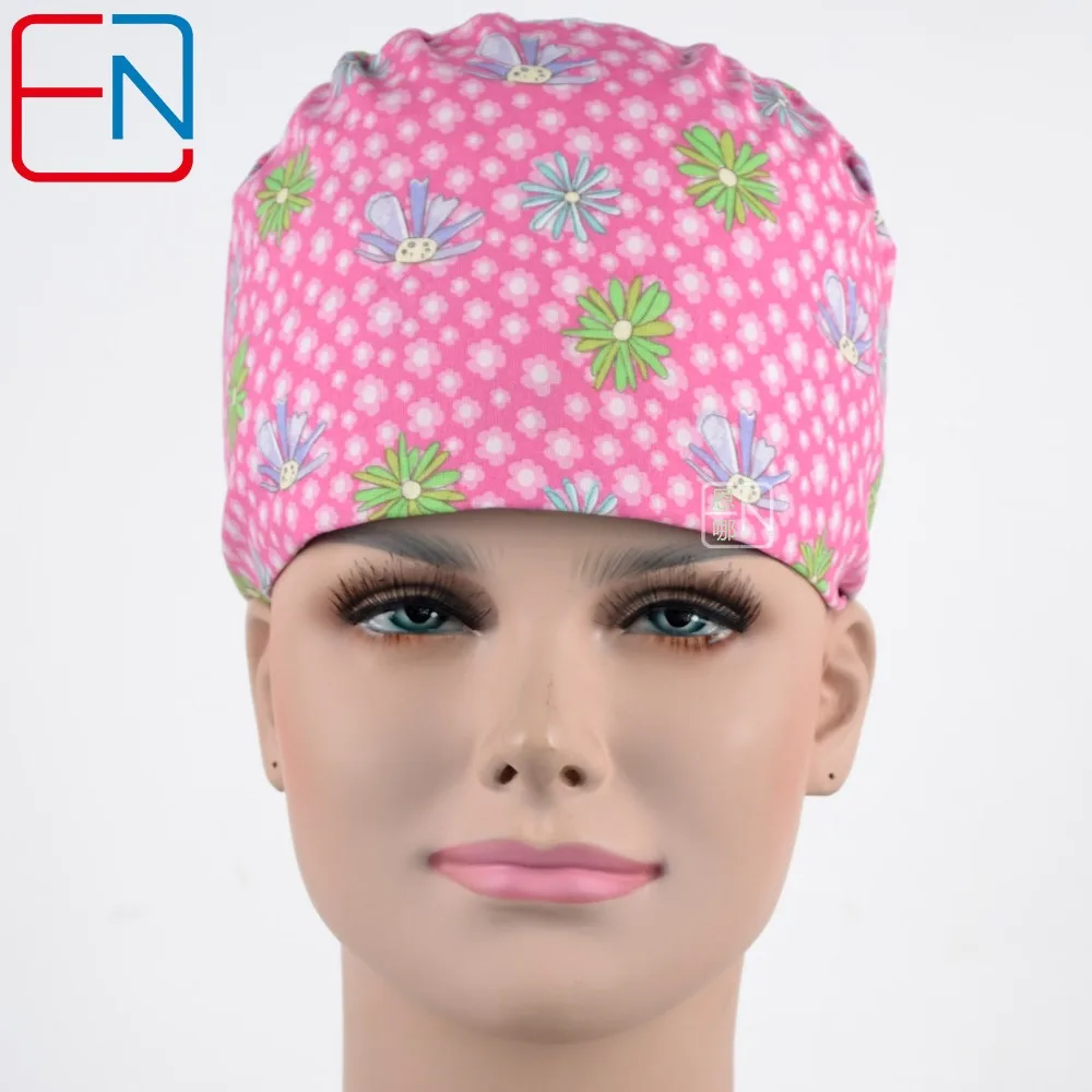 medical/scrub/ surgical cap/hats for long hair with sweatband 3 sizes