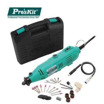 

Pro'sKit PT-5501G Variable Speed Rotary Tool Kit Electric Grinder Engraving Pen Power Tool Set 130W Mini Drill Electrician Tools