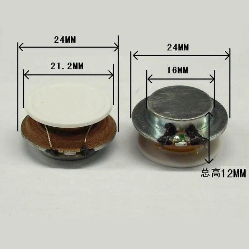 

4 pcs 24MM resonance vibration mini speaker vibration resonance stereo speaker vibration speaker vibro speaker