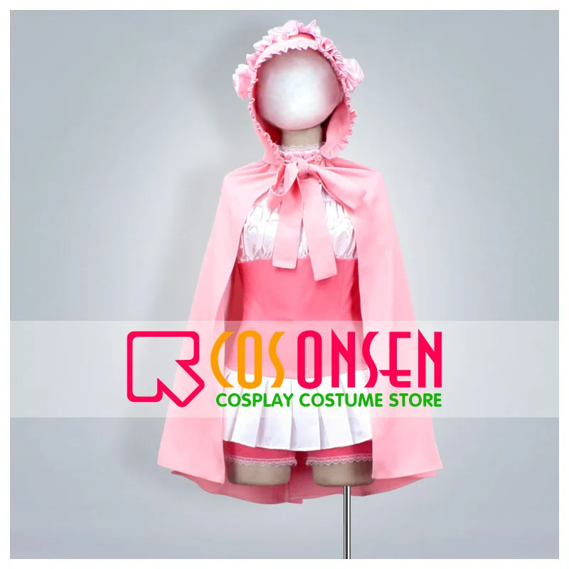 Косплей ONSEN Karneval Tsukumo костюм для косплея розовое платье с накидкой все размеры