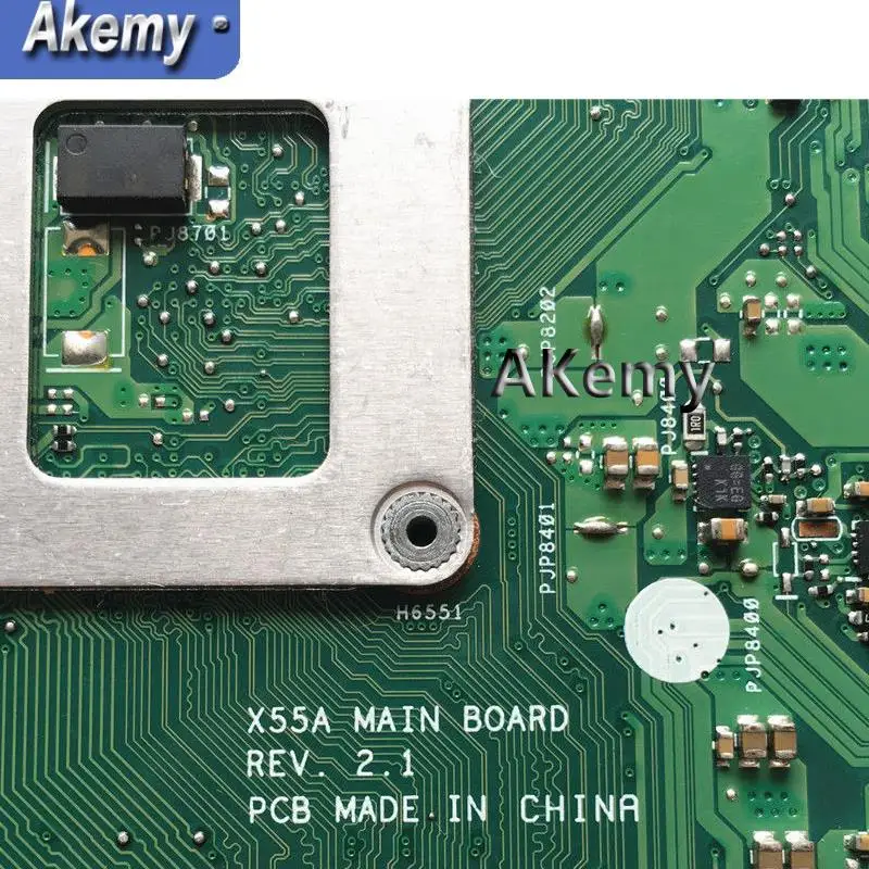 Skup AK X55A laptopa płyta główna do asusa X55A komputer przenośny Test oryginalna płyta główna HM70 REV 2.1 2.2