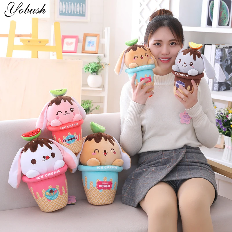 ice cream stuffed animal